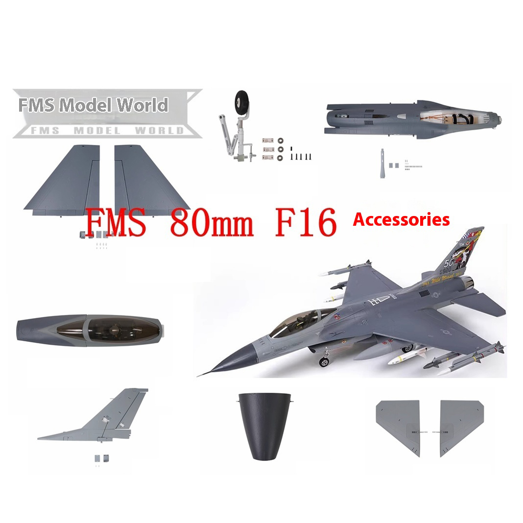Model Kit F16 - Fms juego completo de accesorios para