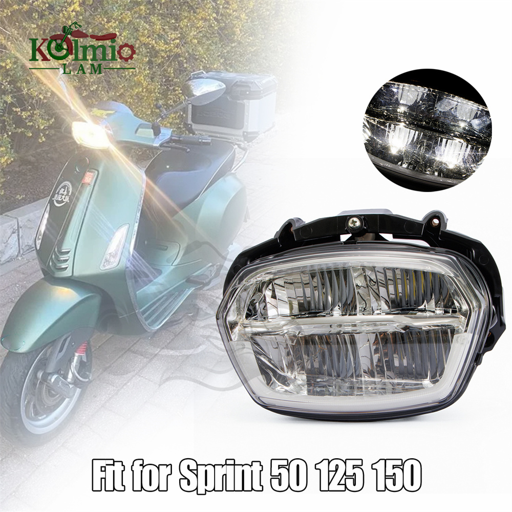 Model Kit Vespa - Faro delantero LED para motocicleta apto