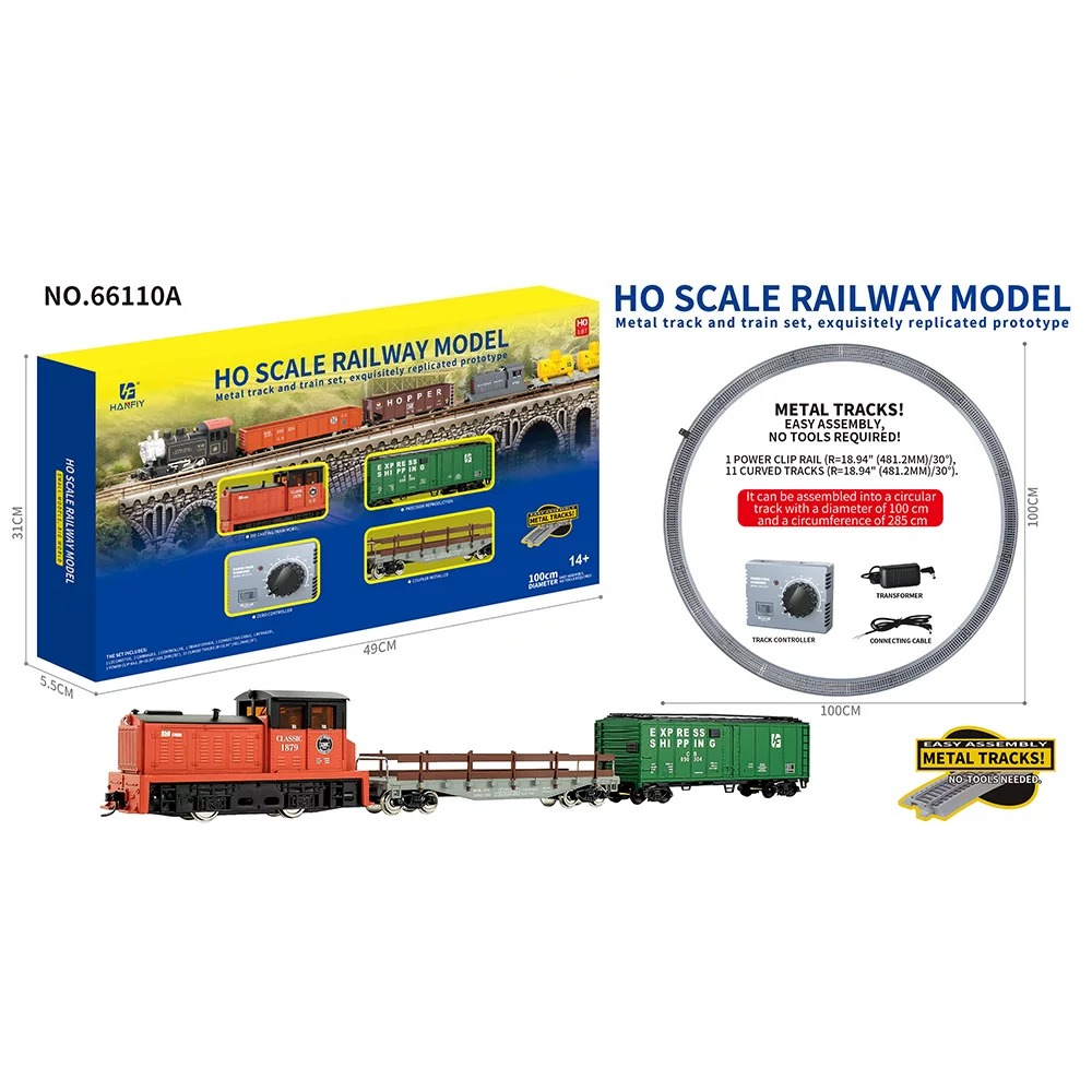 Model Kit Vintage - Modelo de Tren de Metal Escala