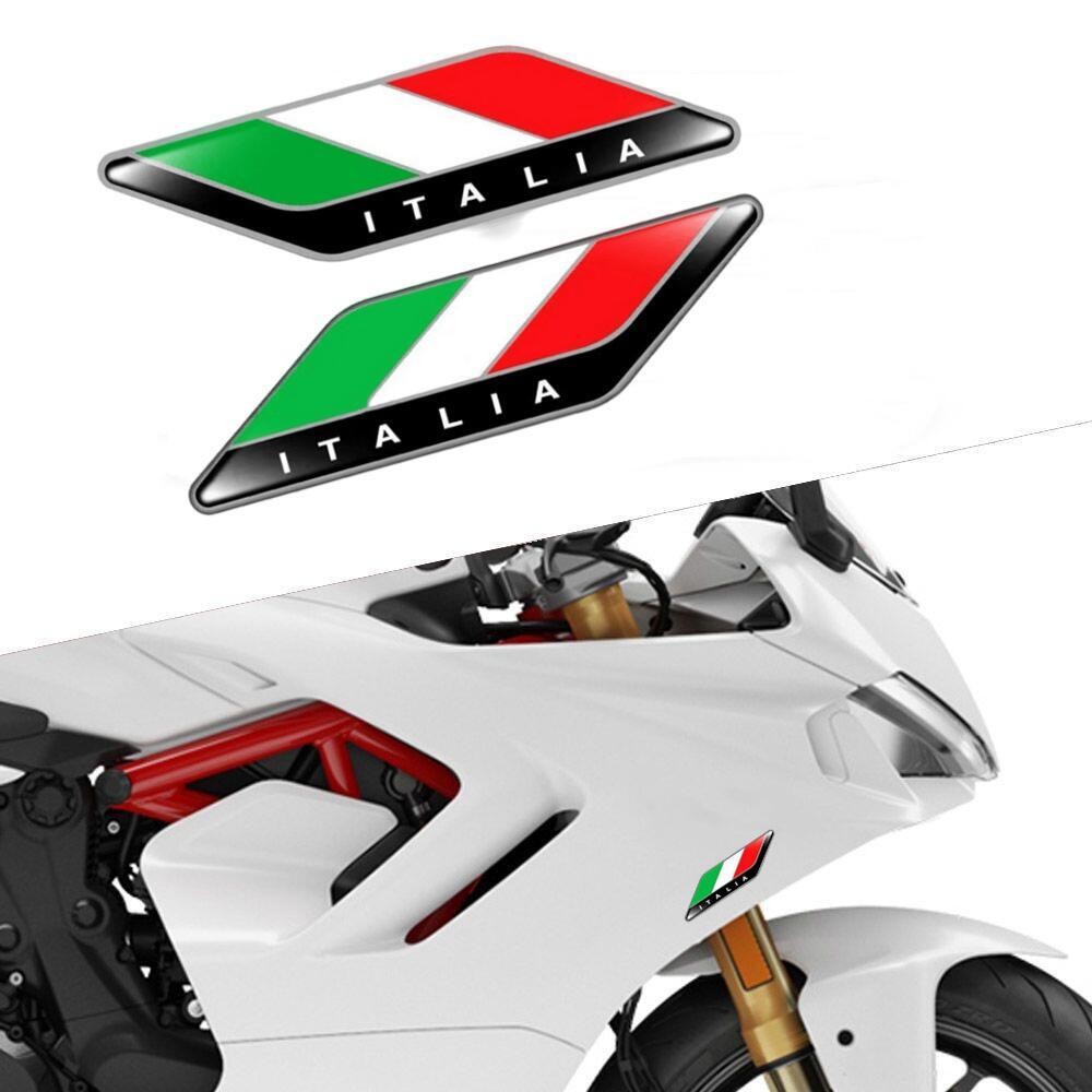 Model Kit Vespa - 2 Piezas/Par de Emblemas de Bandera