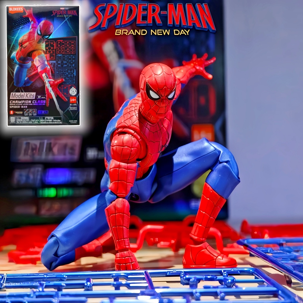 Model Kit Spiderman - Blokees Spiderman en Stock, Figuras de