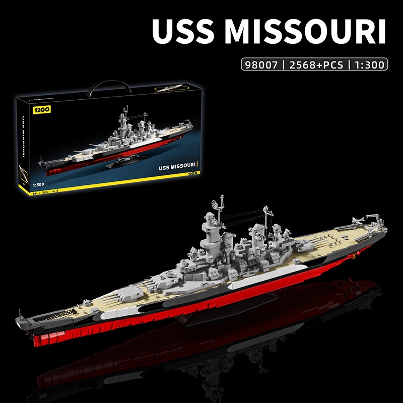 Model Kit Uss Missouri - Conjuntos de bloques de construcción militares