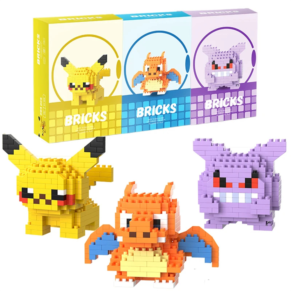 Model Kit Walmart - Bloques de Construcción Micro de Pokemon,