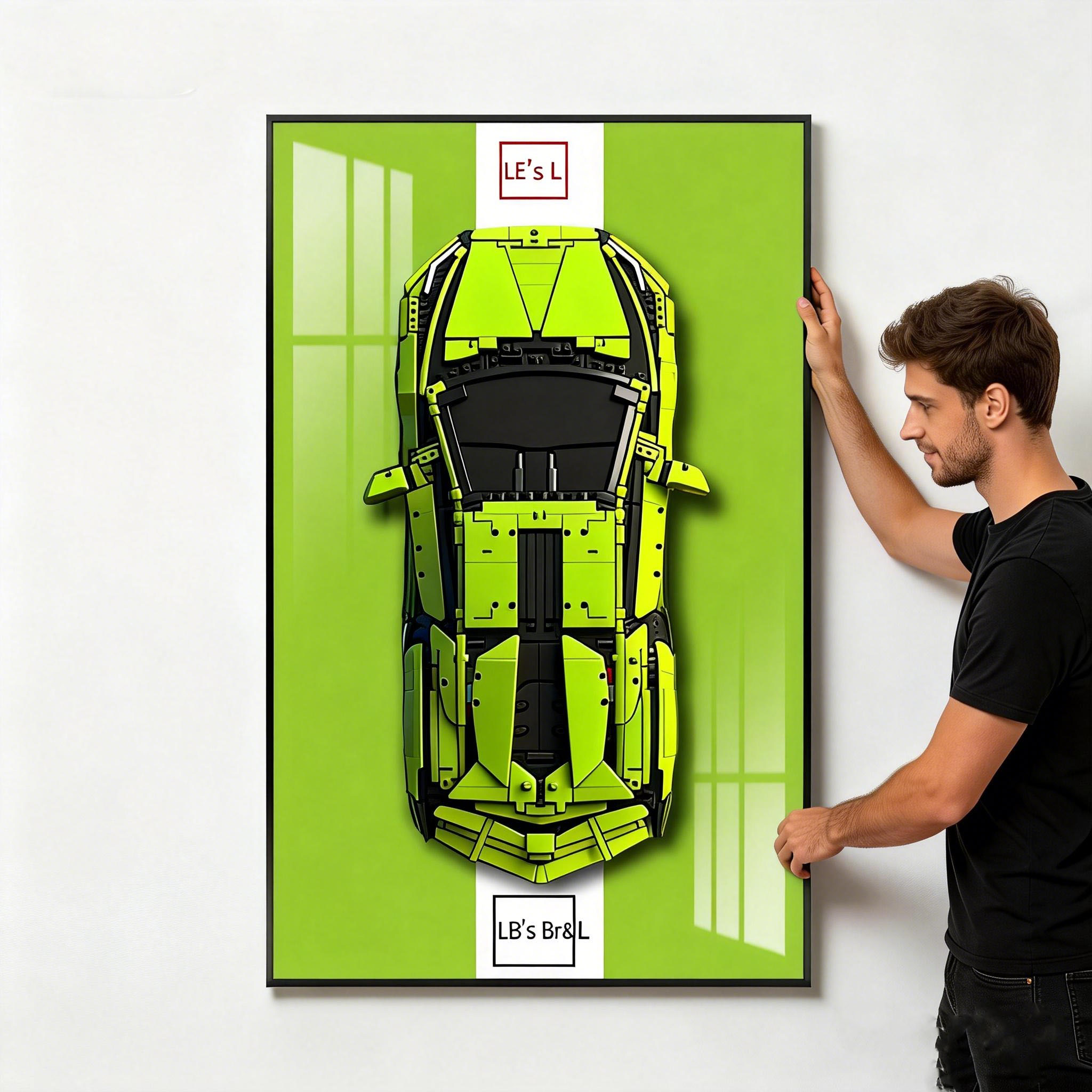 Model Kit Lamborghini - Soporte de pared para exhibir el