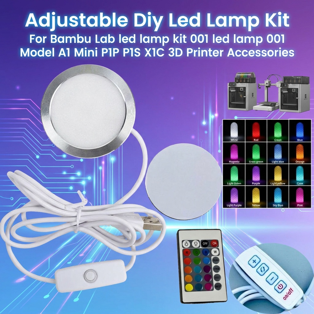 Model Kit Rg - Kit de Lámpara LED para Bambu