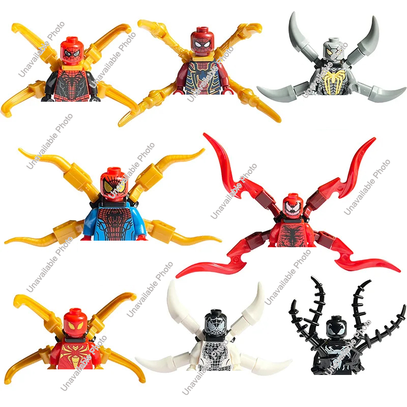 Model Kit Spiderman - Hot Toys - Juego de 8