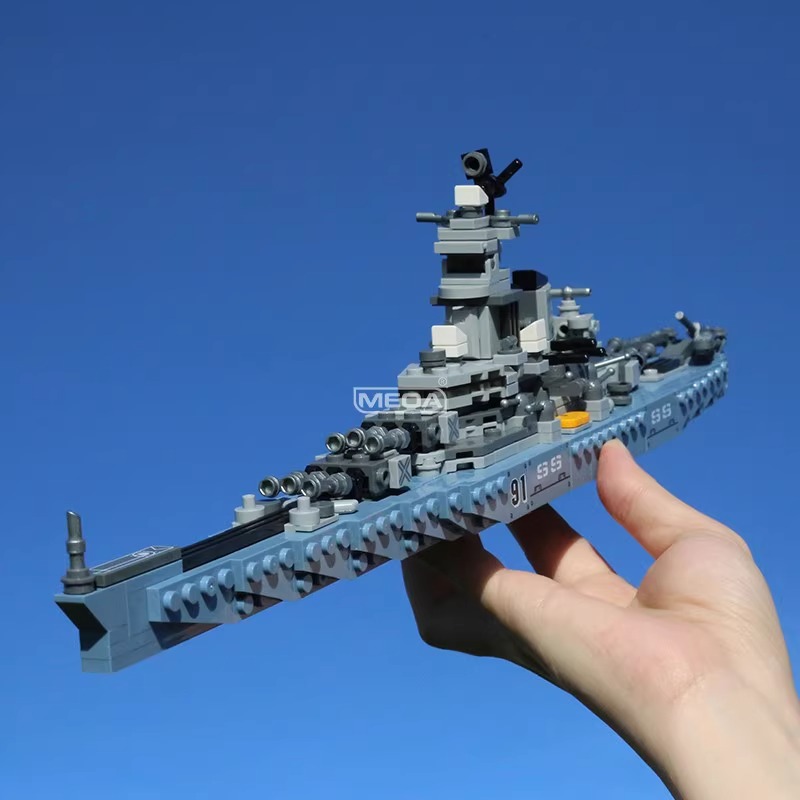 Model Kit Uss Missouri - 630 Piezas USS Missouri BB-63 Kit