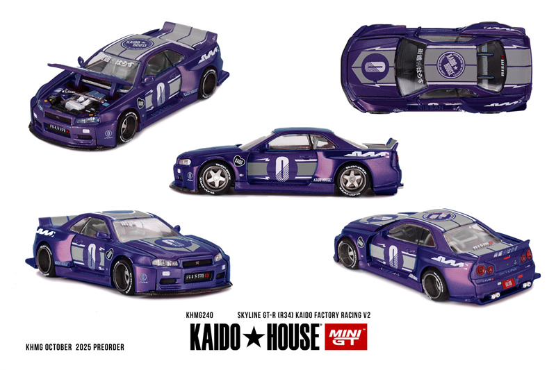 Model Kit R34 - *Preventa* Kaido House x MINI GT