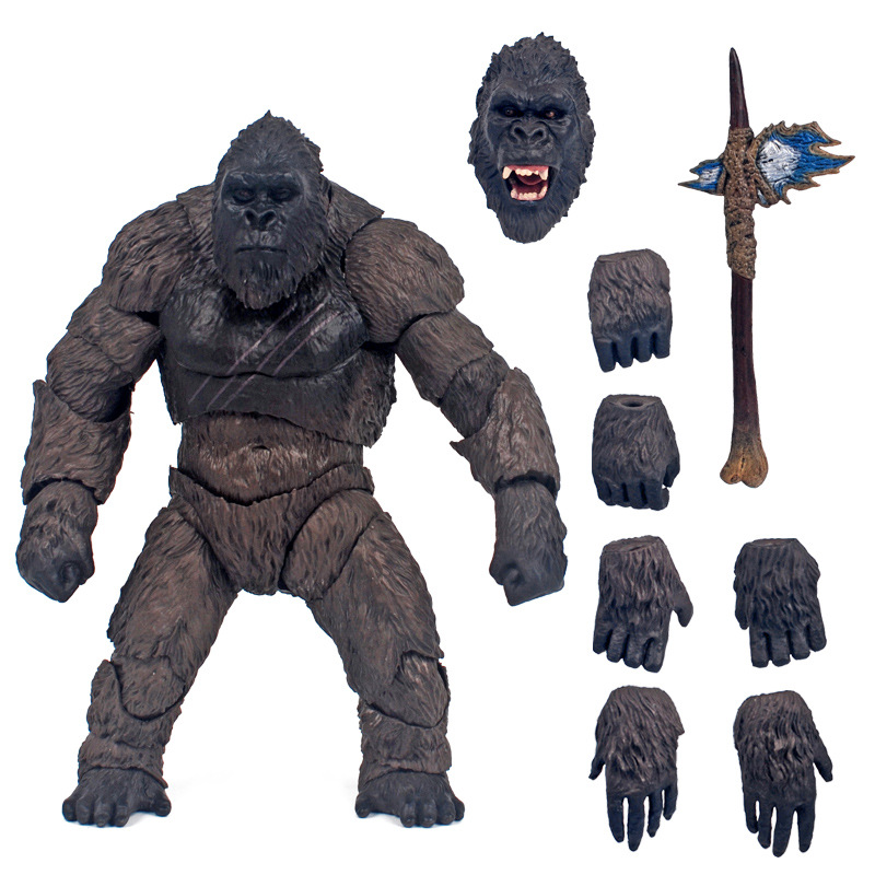 Model Kit Godzilla - Figura de acción SHF Gorilla KONG,