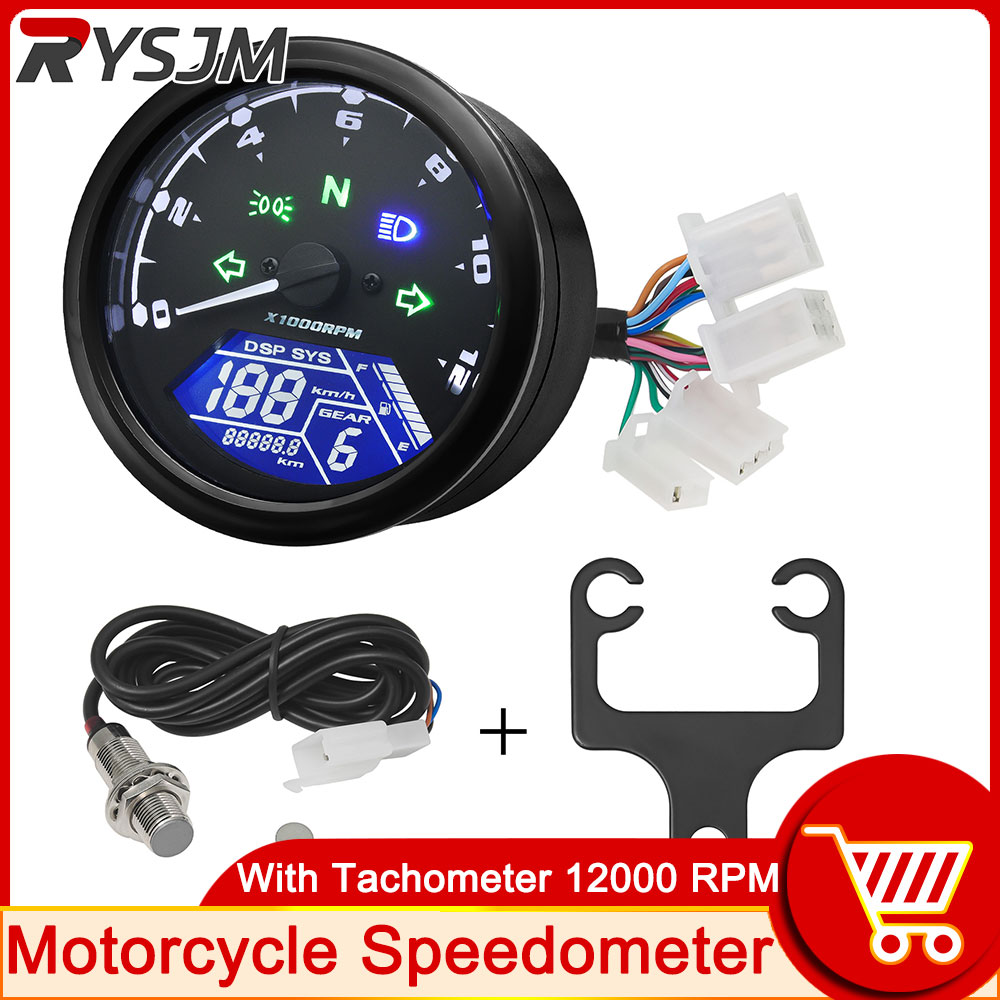 Model Kit Vespa - AD nuevo Universal motocicleta 12000RMP LCD