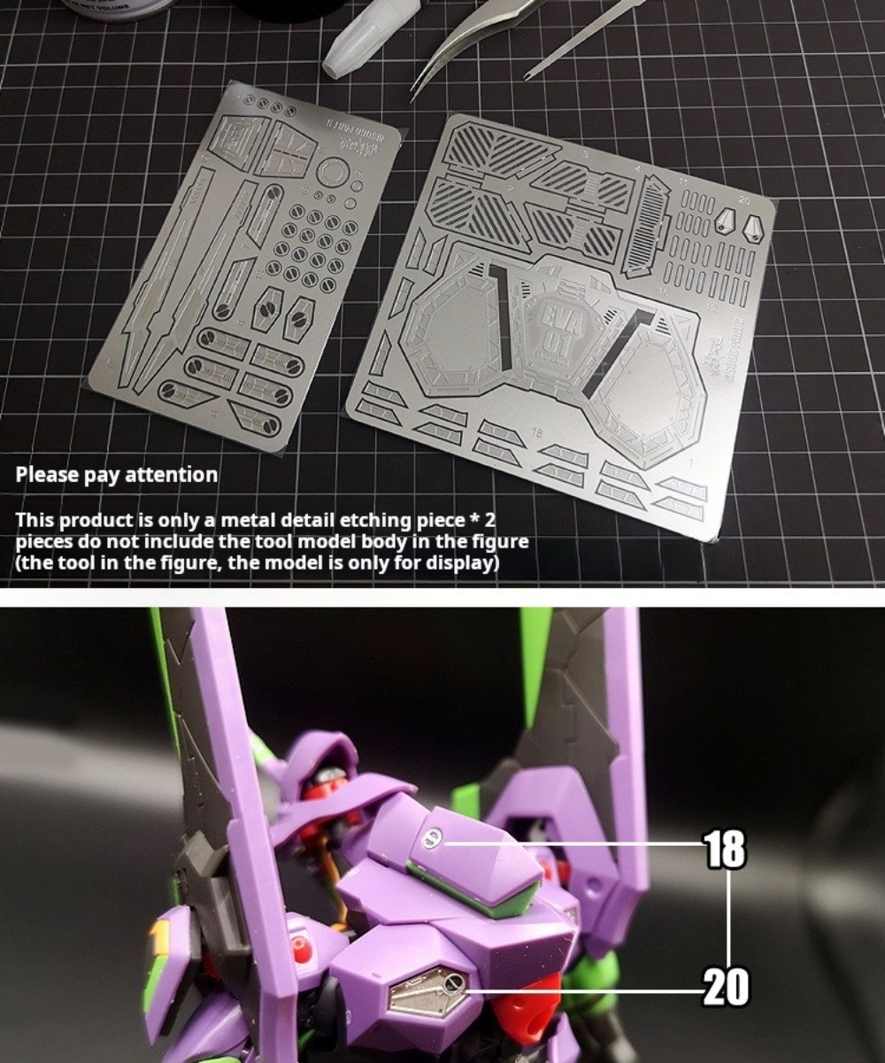 Model Kit Rg - Piezas de grabado de Metal MS066